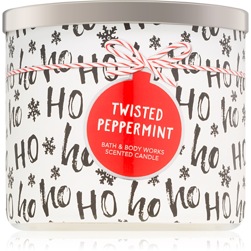 

Bath & Body Works Twisted Peppermint aроматична свічка ІІ