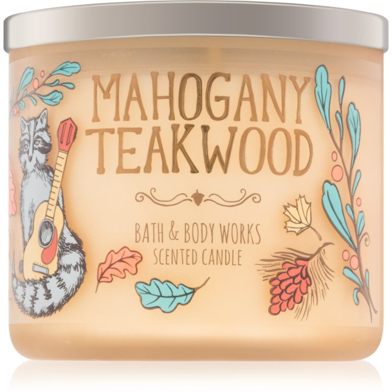 

Bath & Body Works Mahogany Teakwood ароматизована свічка  IV