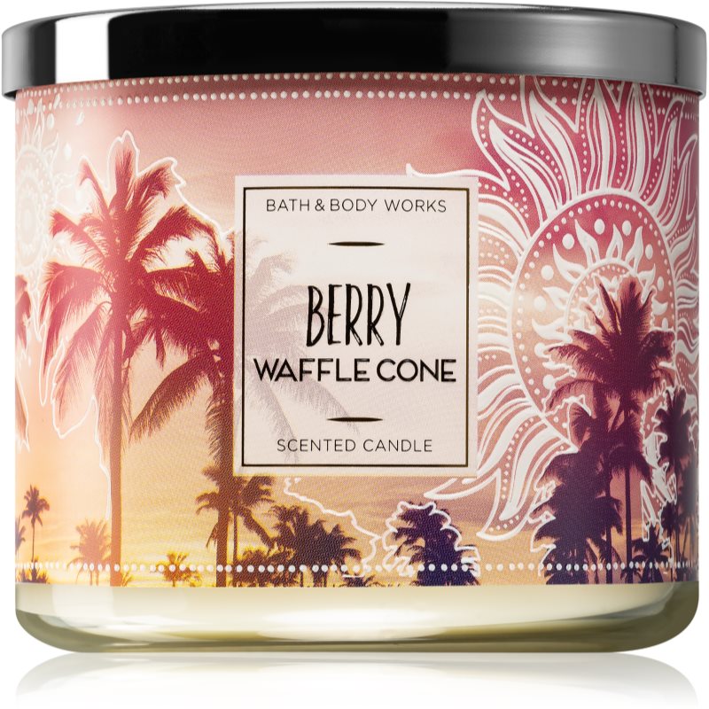 

Bath & Body Works Berry Waffle Cone aроматична свічка