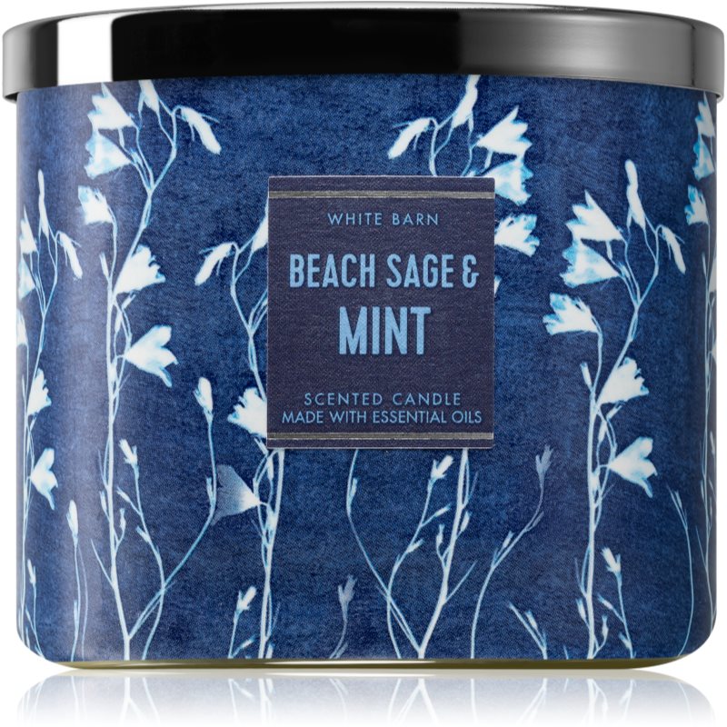 

Bath & Body Works Beach Sage & Mint aроматична свічка