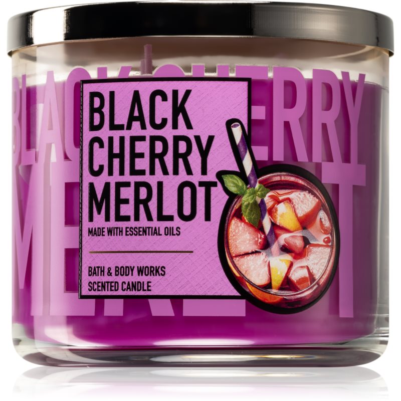 

Bath & Body Works Black Cherry Merlot aроматична свічка