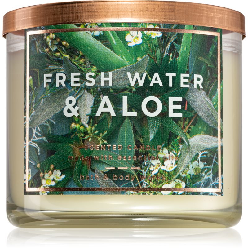 

Bath & Body Works Fresh Water & Aloe aроматична свічка