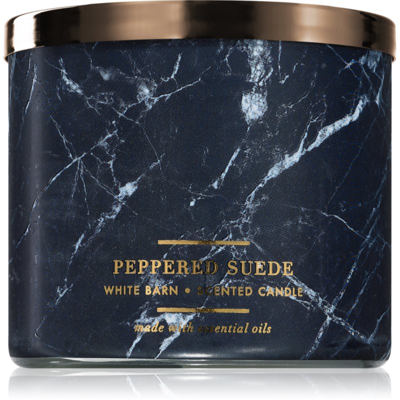 

Bath & Body Works Peppered Suede aроматична свічка