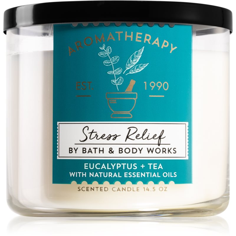 Bath & Body Works Aromatherapy Eucalyptus & Tea Scented Candle 411 G