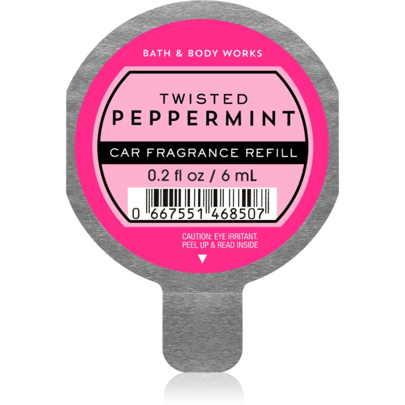 

Bath & Body Works Twisted Peppermint aромат для авто замінний блок