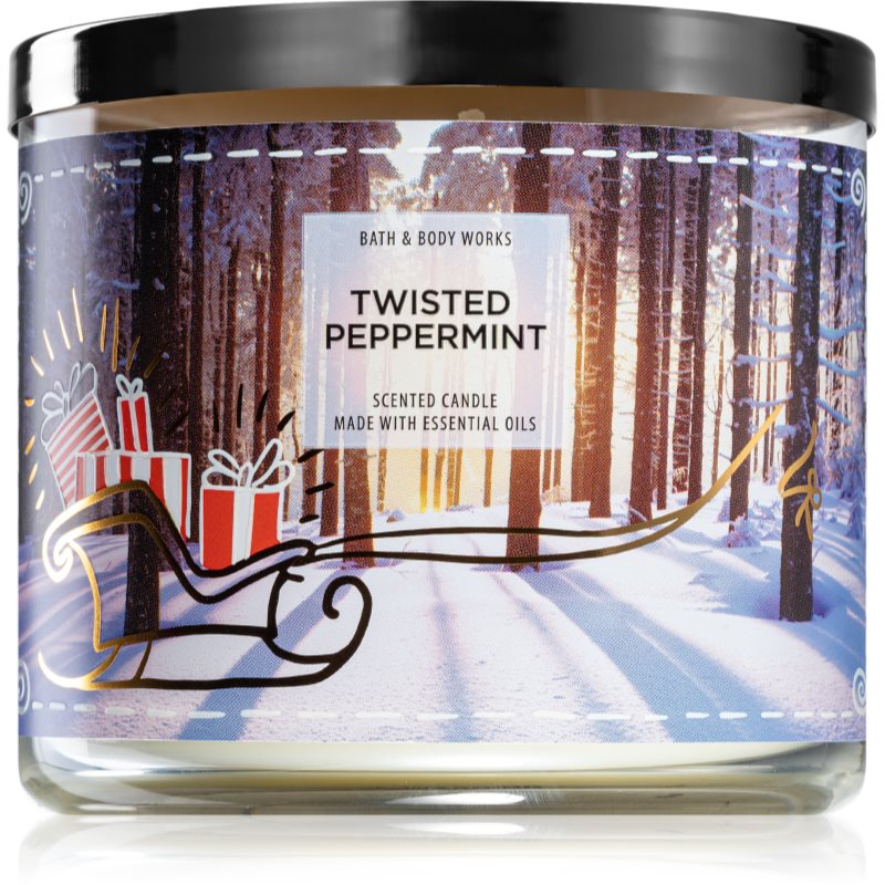 

Bath & Body Works Twisted Peppermint aроматична свічка III