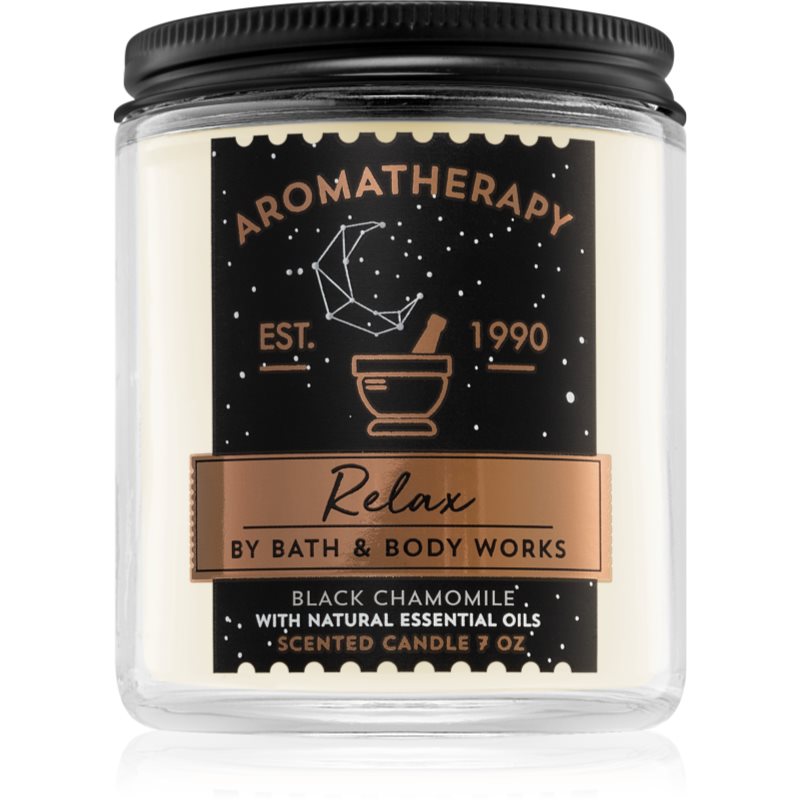 

Bath & Body Works Relax Black Chamomile aроматична свічка І