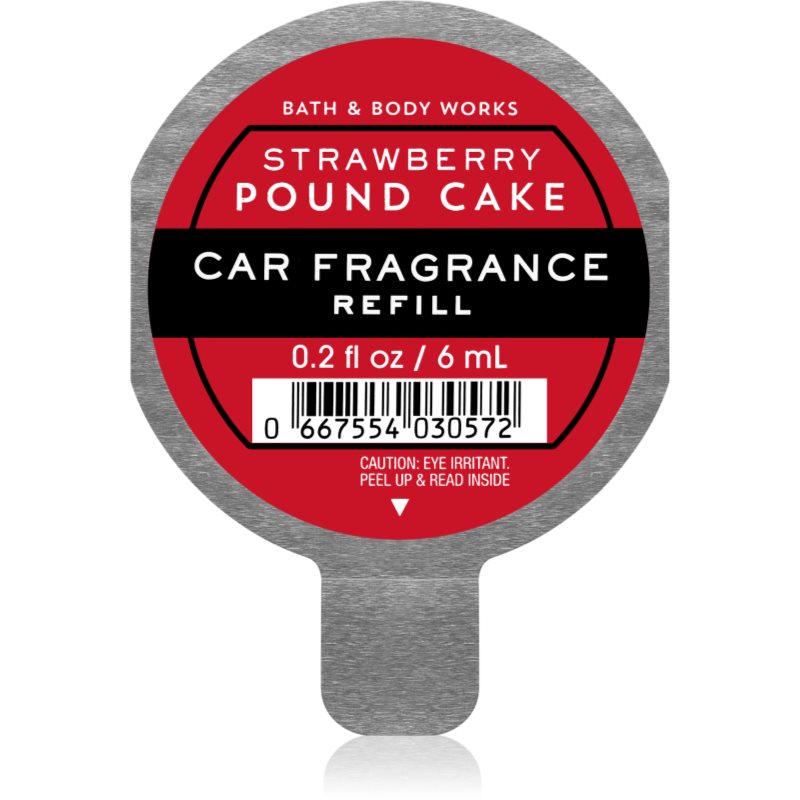 

Bath & Body Works Strawberry Pound Cake aромат для авто змінне наповнення