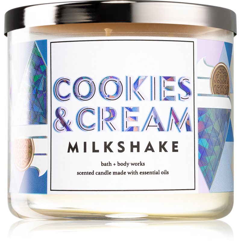 

Bath & Body Works Cookies and Cream Milkshake aроматична свічка