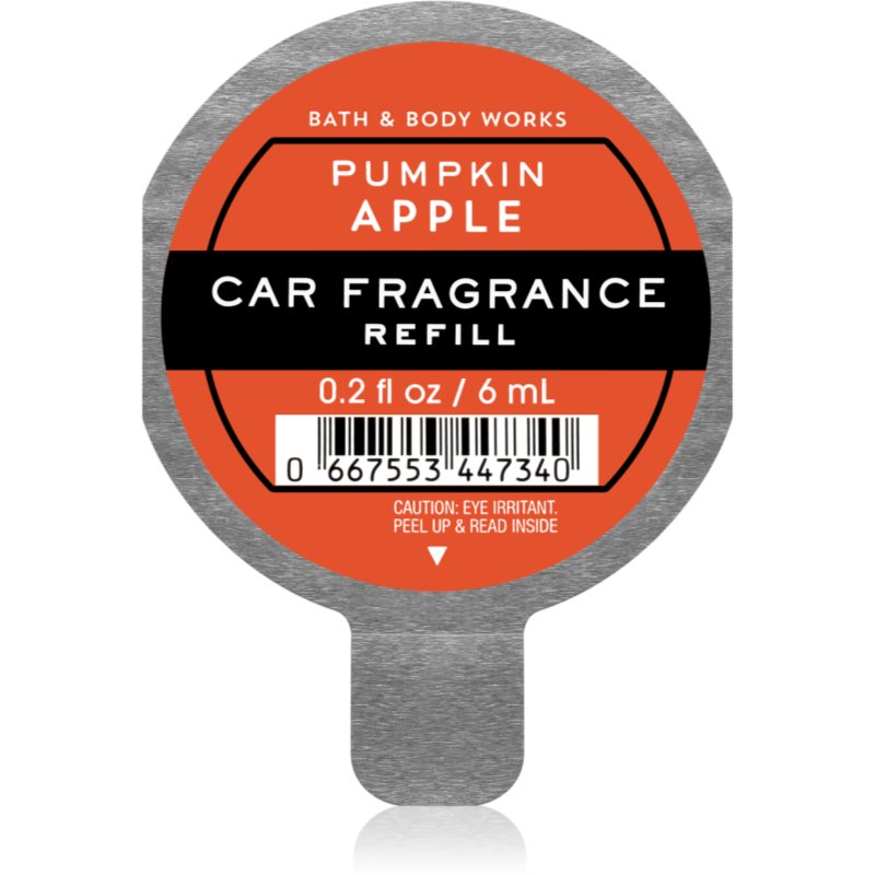 Bath & Body Works Pumpkin Apple deodorante per auto ricarica 6 ml
