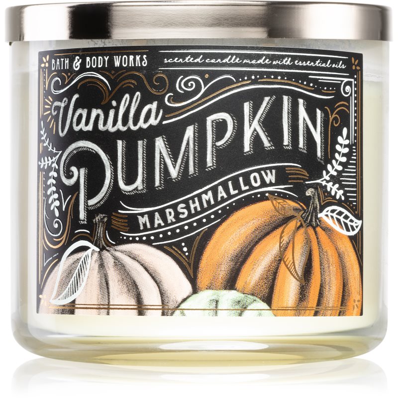 

Bath & Body Works Vanilla Pumpkin Marshmallow aроматична свічка ІІ