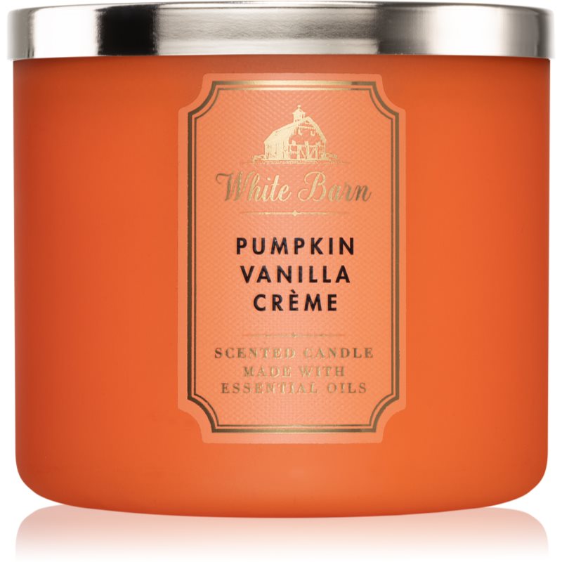 Bath & Body Works Pumpkin Vanilla Creme ароматна свещ 411 гр.