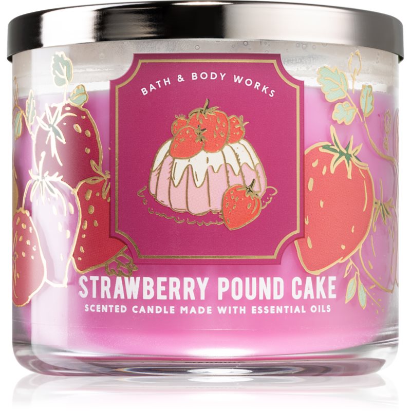 

Bath & Body Works Strawberry Pound Cake aроматична свічка І