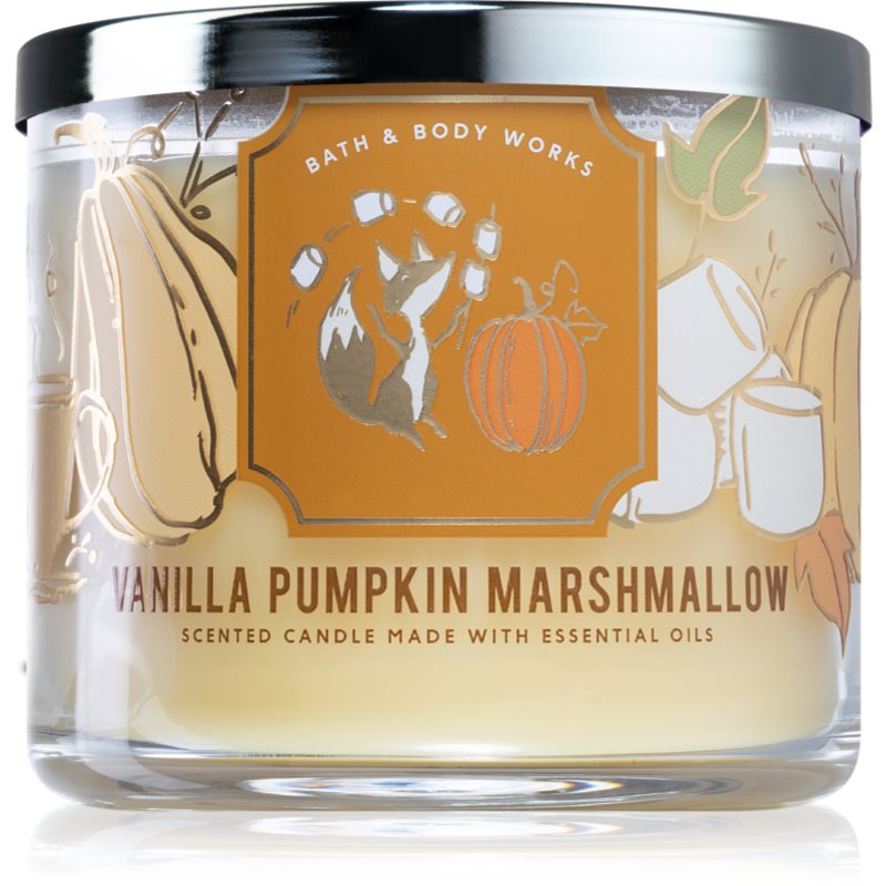 

Bath & Body Works Vanilla Pumpkin Marshmallow aроматична свічка ІІ