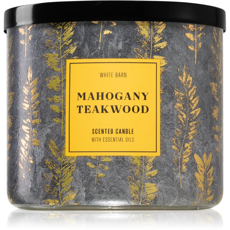 

Bath & Body Works Mahogany Teakwood aроматична свічка з есенціальними маслами ІІ