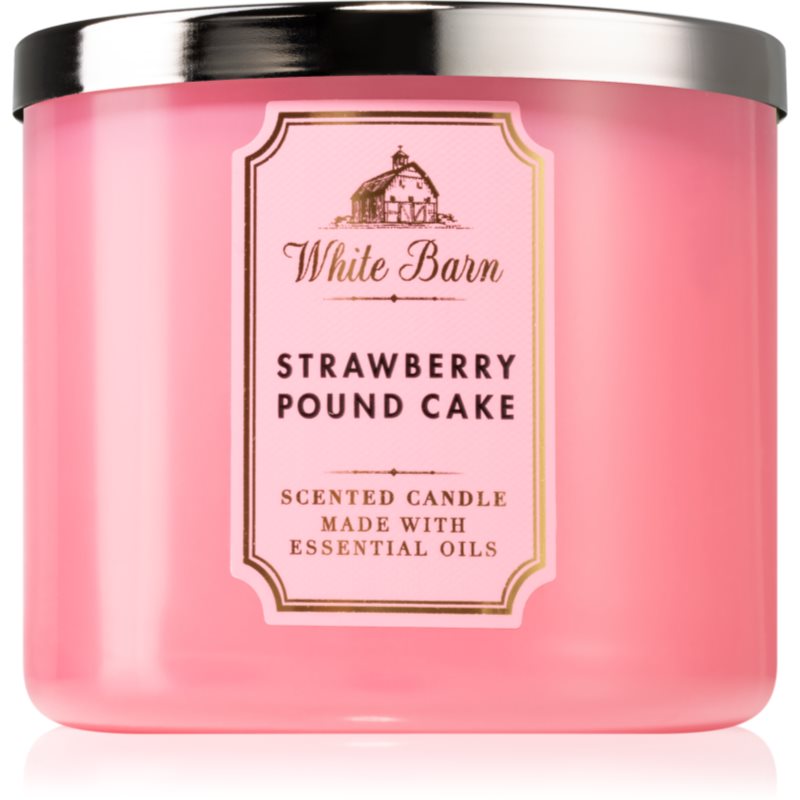 

Bath & Body Works Strawberry Pound Cake aроматична свічка ІІ