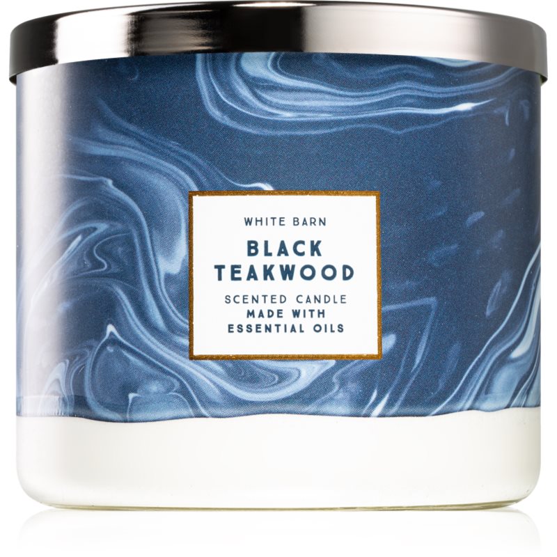 

Bath & Body Works Black Teakwood aроматична свічка з есенціальними маслами