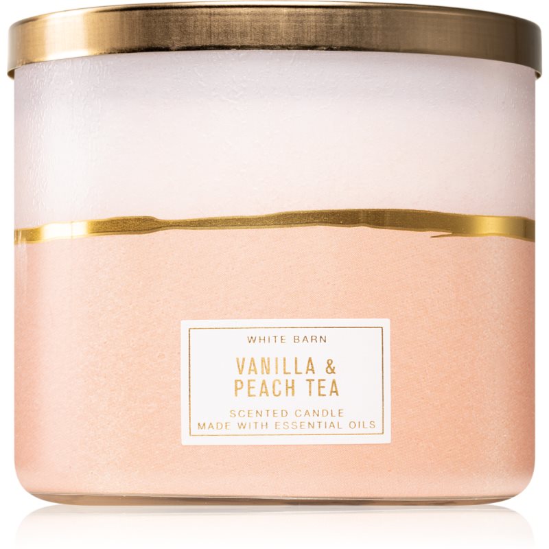 

Bath & Body Works Vanilla & Peach Tea aроматична свічка