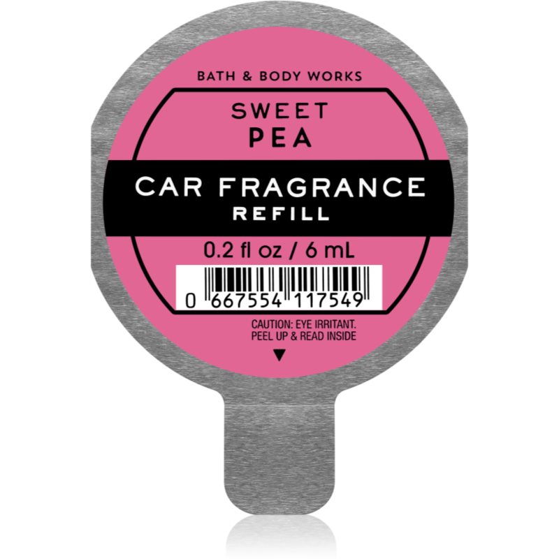 Bath & Body Works Sweet Pea vůně do auta náhradní náplň 6 ml