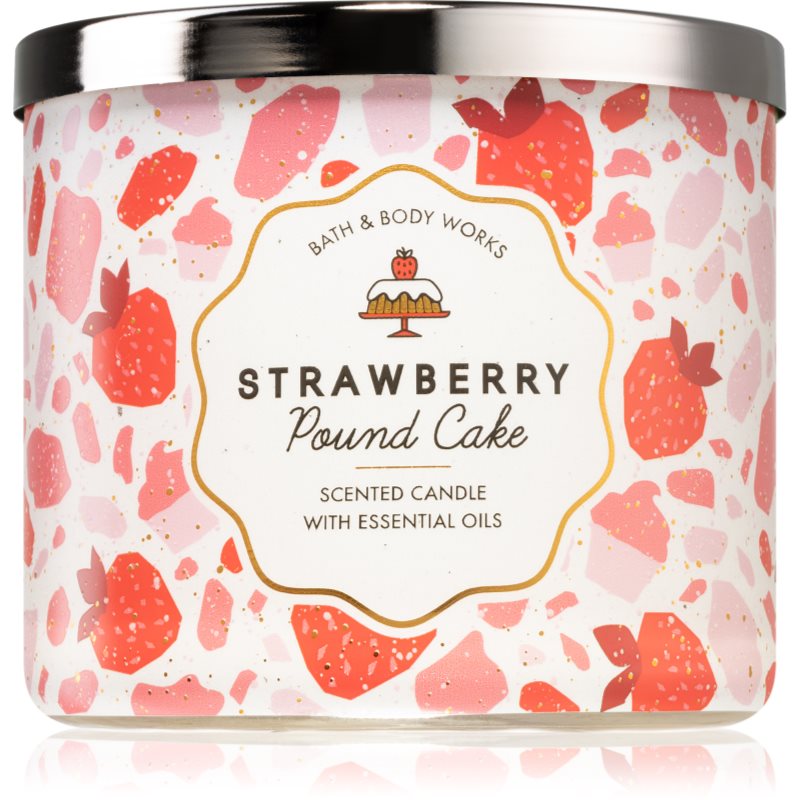 

Bath & Body Works Strawberry Pound Cake aроматична свічка
