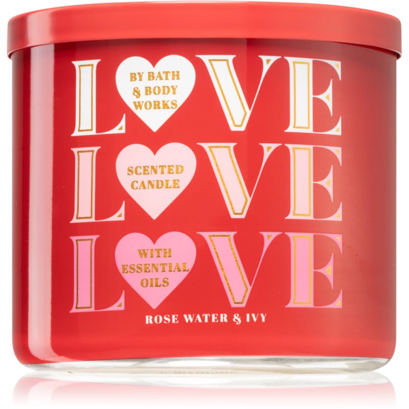 

Bath & Body Works Rose Water & Ivy aроматична свічка