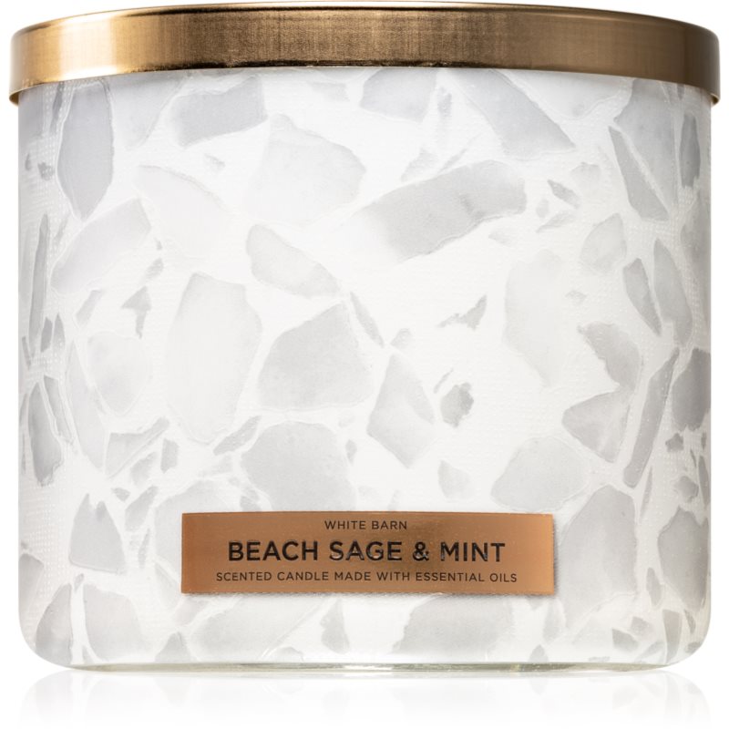 

Bath & Body Works Beach Sage & Mint aроматична свічка