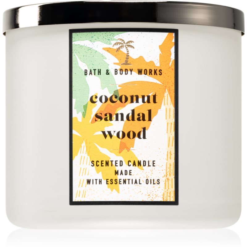 Bath & Body Works Coconut Sandalwood kvapioji žvakė 411 g