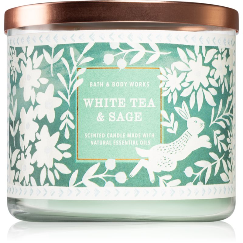 

Bath & Body Works White Tea & Sage aроматична свічка IV