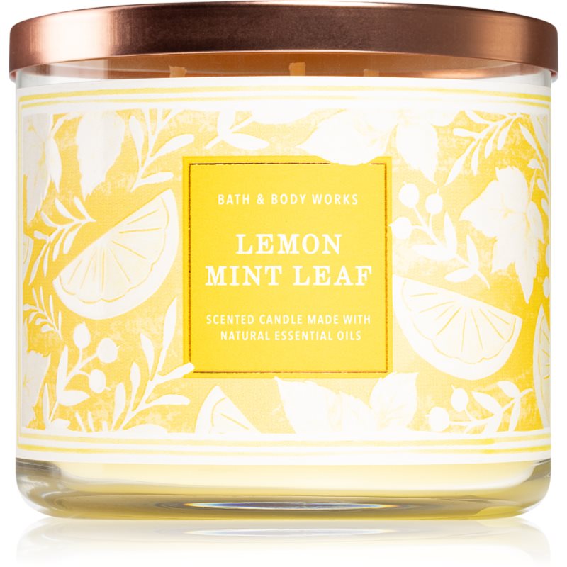 

Bath & Body Works Lemon Mint Leaf aроматична свічка