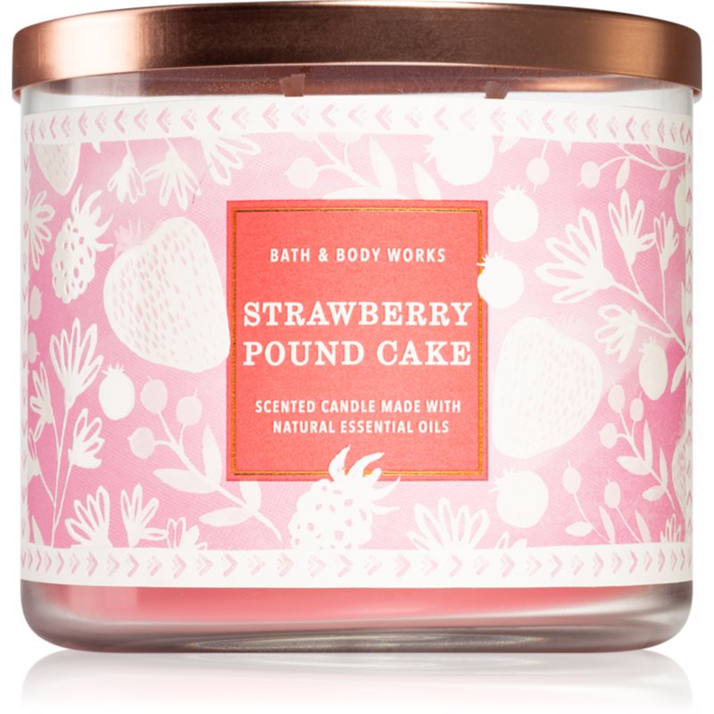 

Bath & Body Works Strawberry Pound Cake aроматична свічка