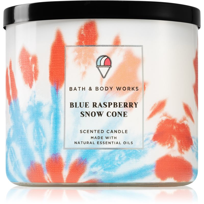 Bath & Body Works Blue Raspberry Snow Cone kvapioji žvakė 411 g