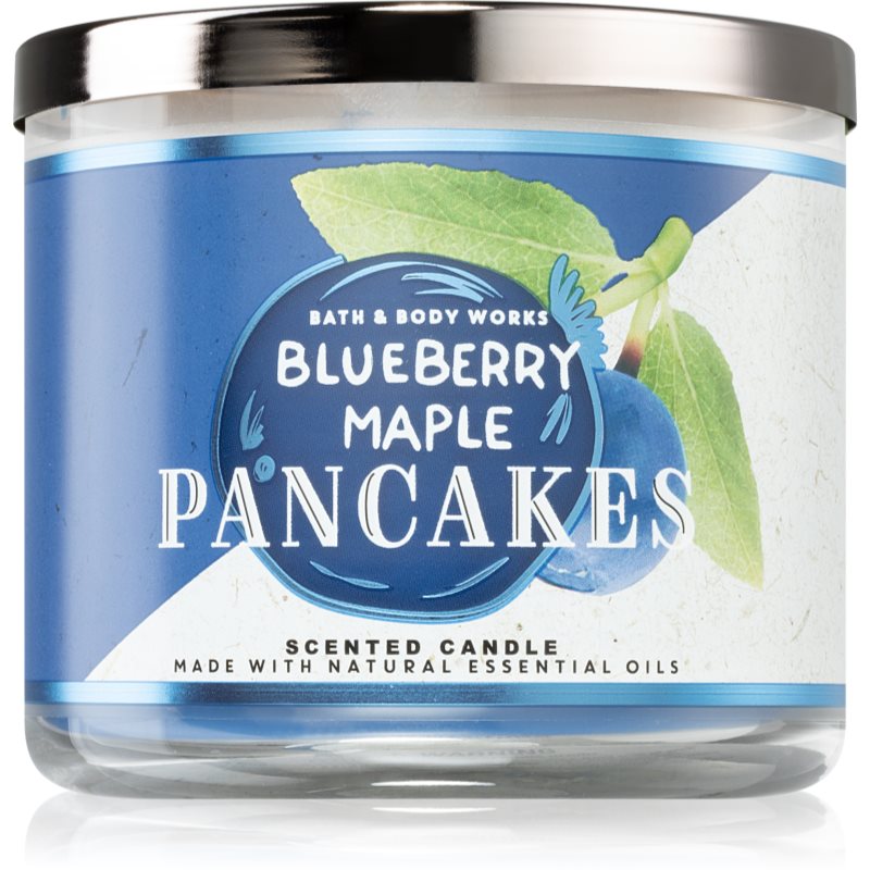 Bath & Body Works Blueberry Maple Pancakes vonná svíčka 411 g