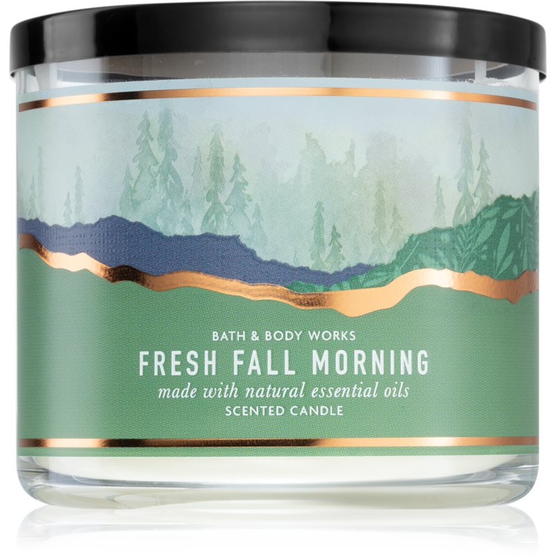 

Bath & Body Works Fresh Fall Morning aроматична свічка з есенціальними маслами