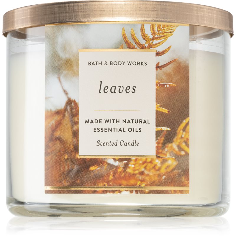 

Bath & Body Works Leaves aроматична свічка з есенціальними маслами