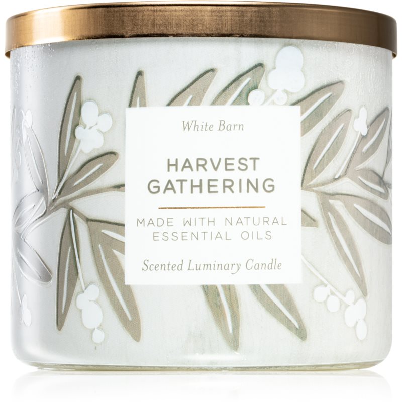 Bath & Body Works Harvest Gathering Aроматична свічка з есенціальними маслами 411 гр