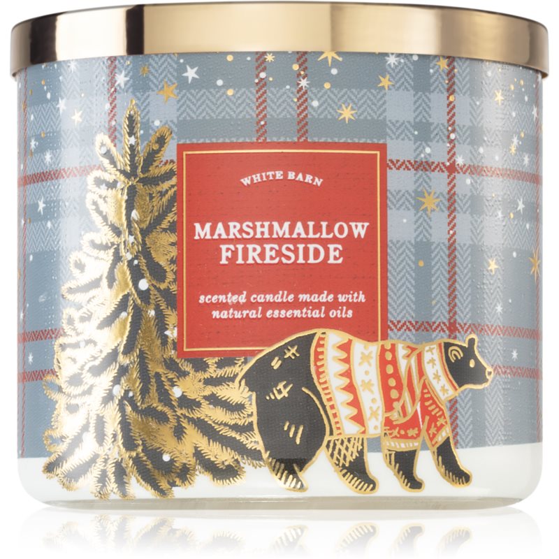 

Bath & Body Works Marshmallow Fireside aроматична свічка з есенціальними маслами