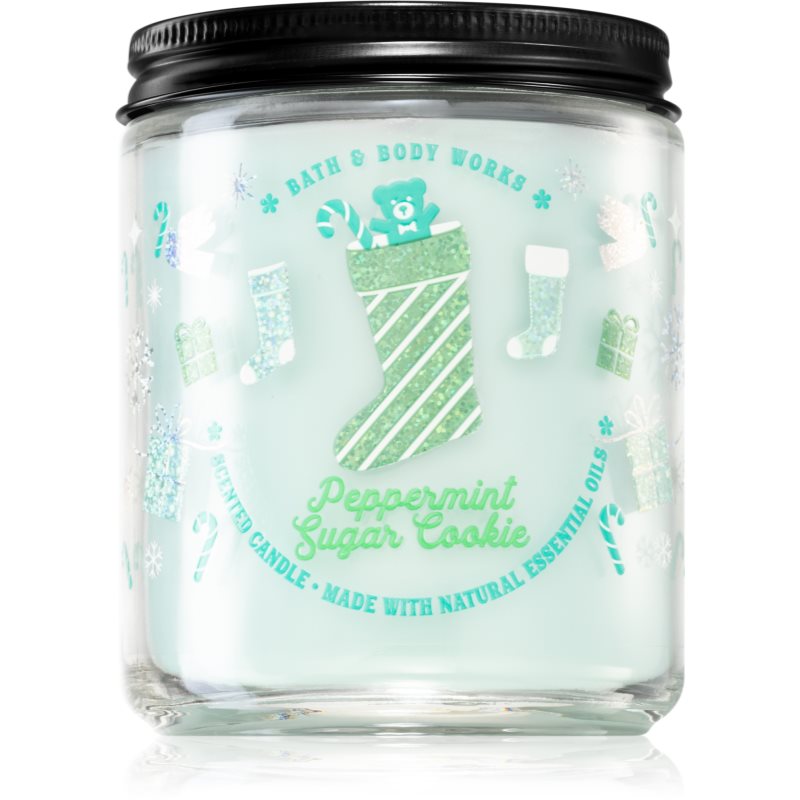 

Bath & Body Works Peppermint Sugar Cookie aроматична свічка з есенціальними маслами