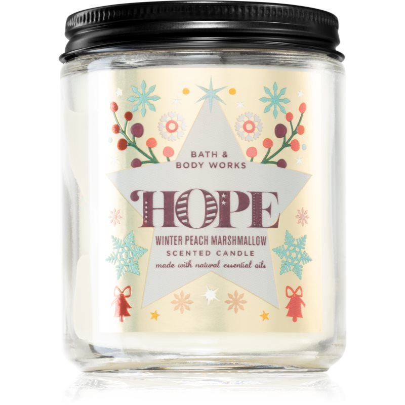 

Bath & Body Works Winter Peach Marshmallow aроматична свічка