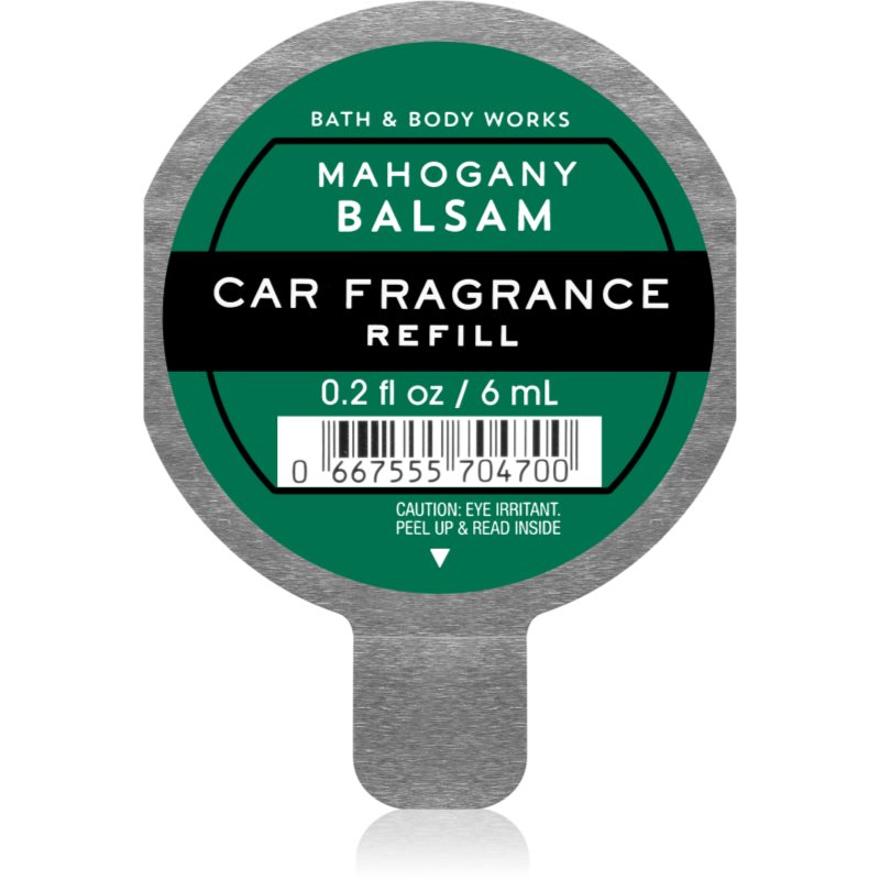 

Bath & Body Works Mahogany Balsam aромат для авто замінний блок