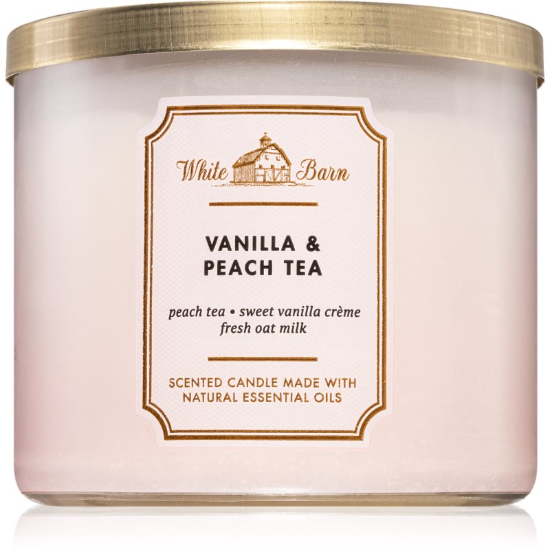 

Bath & Body Works Vanilla & Peach Tea aроматична свічка