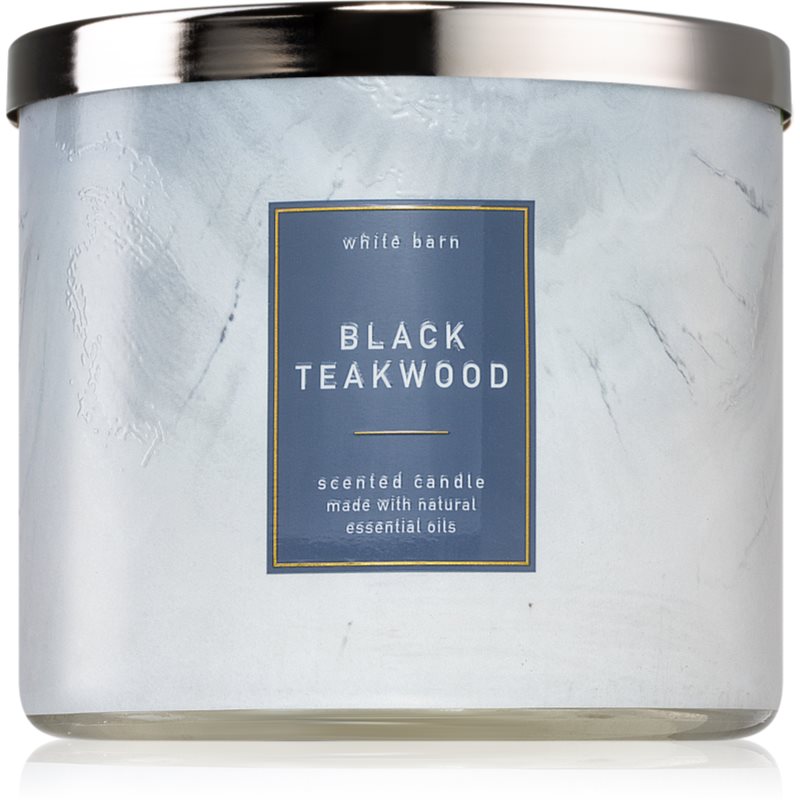 Bath & Body Works Black Teakwood kvapioji žvakė 411 g