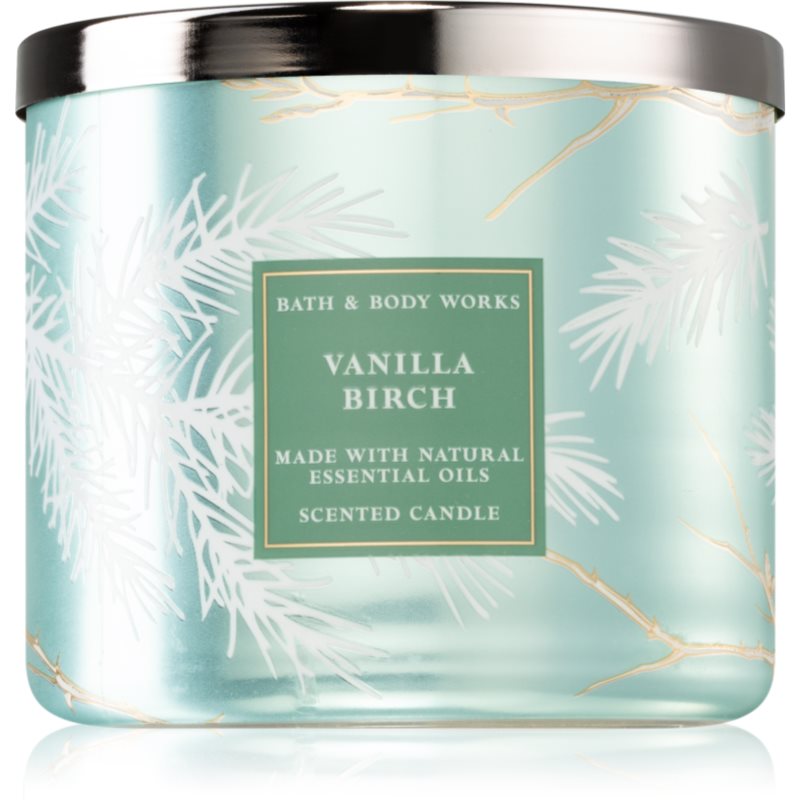 Bath & Body Works Vanilla Birch dišeča sveča 411 g