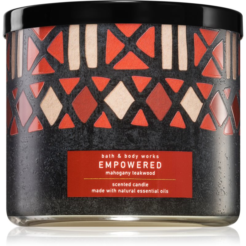 Bath & Body Works Mahogany Teakwood ароматна свещ с есенциални масла I. 411 гр.