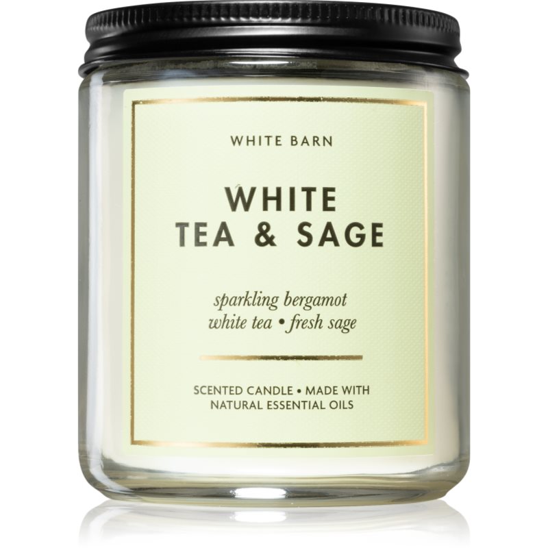 

Bath & Body Works White Tea & Sage aроматична свічка