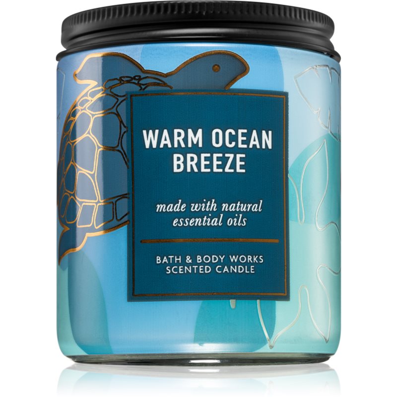 Bath & Body Works Warm Ocean ароматна свещ 198 гр.