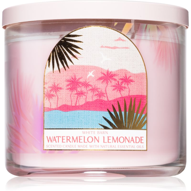 Bath & Body Works Watermelon Lemonade vonná sviečka 411 g