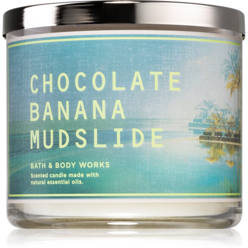Bath & Body Works Chocolate Banana Mudslide illatgyertya 411 g