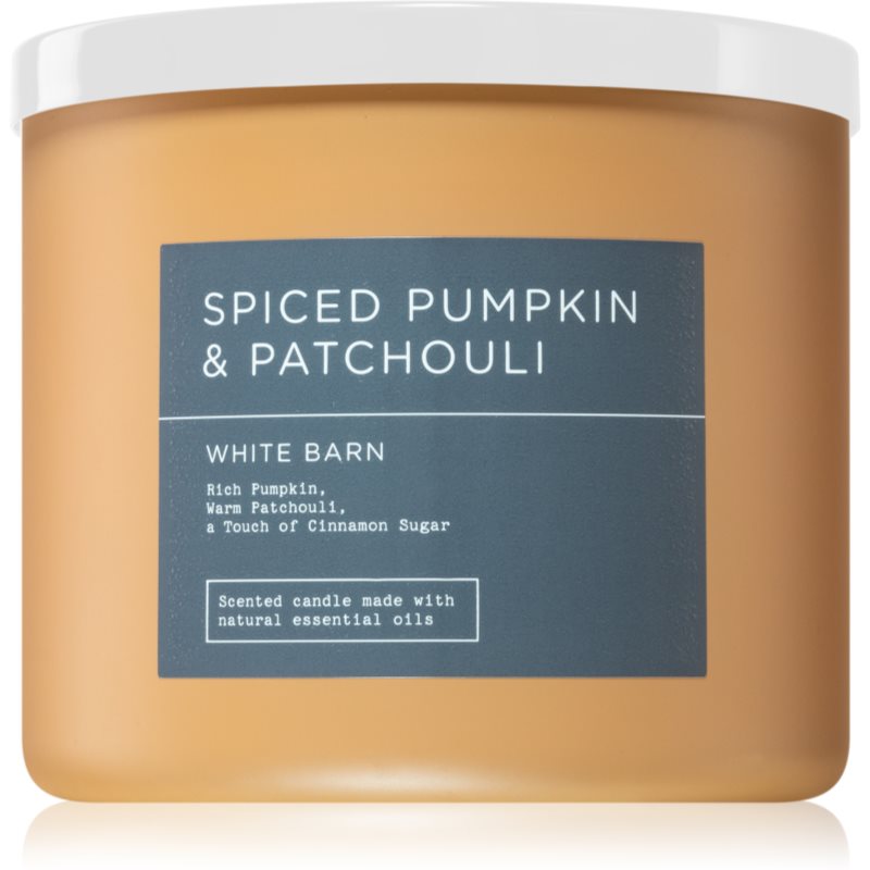 Bath & Body Works Spiced Pumpkin & Patchouli Aроматична свічка 411 гр