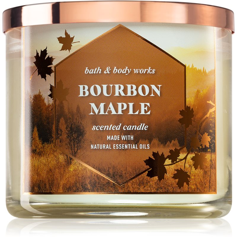 Bath & Body Works Bourbon Maple vonná sviečka I. 411 g
