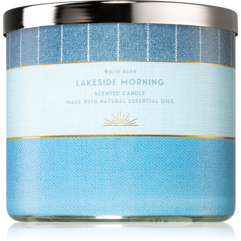 Bath & Body Works Lakeside Morning scented candle with essential oils 411 g
